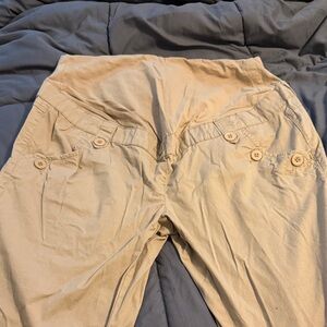 Planet Motherhood Khaki Maternity Pants